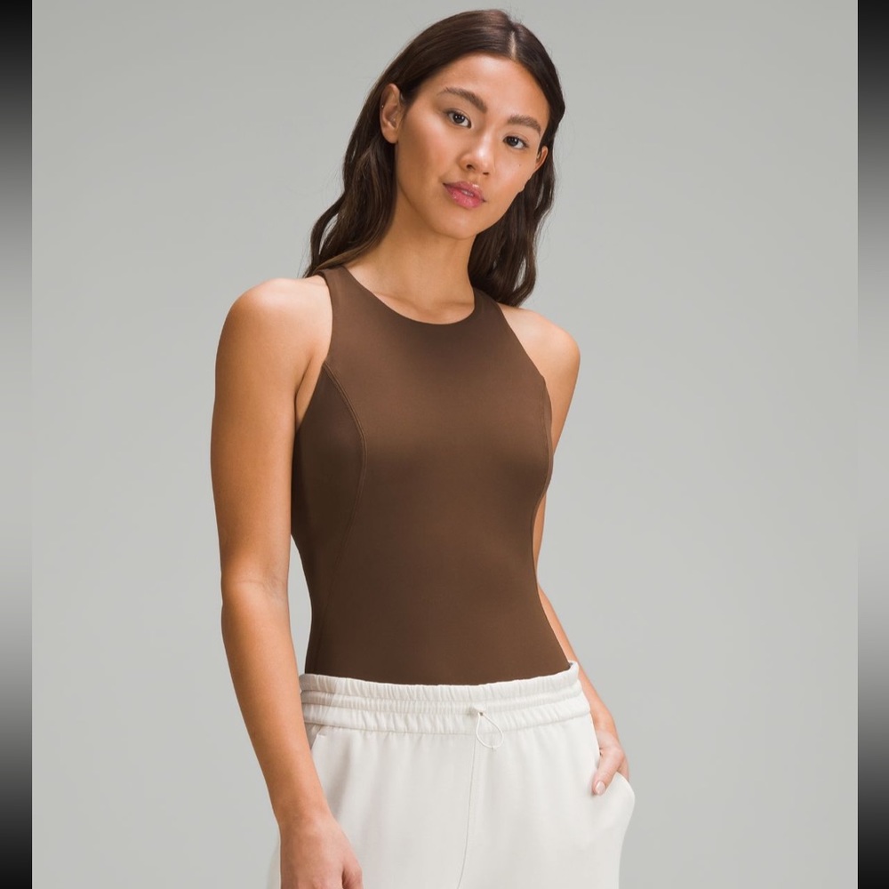 Lululemon High-Neck Tight-Fit Shelf Bodysuit